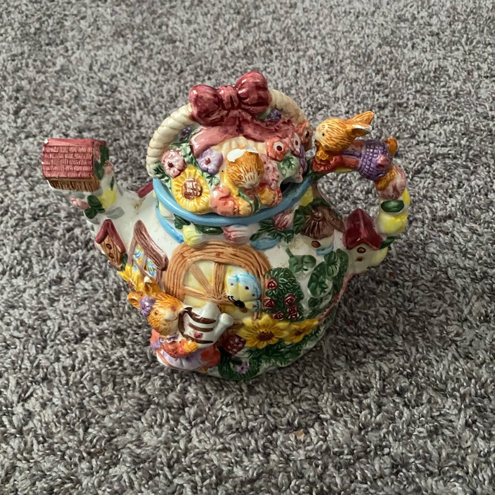 Mep Casta 1999 vintage rabbit garden tea pot - Picture 7 of 9